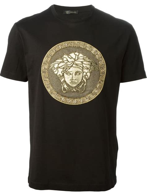 farfetch versace men t-shirt|Versace jeans for men.